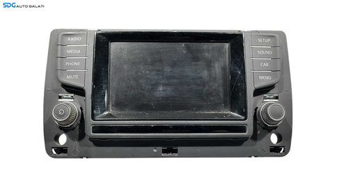 Display Ecran Tactil Touchscreen Radio CD Player Navigatie GPS Volkswagen Golf 7 2013 - 2017 Cod 5G0...