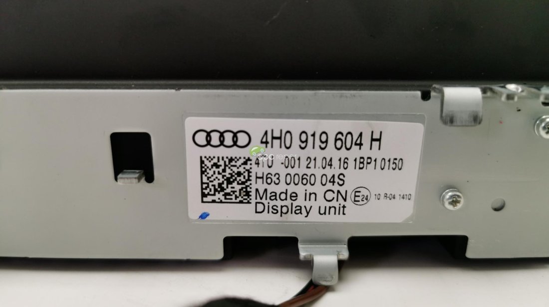 Display MMI Original Audi A8 4H (2011 - 2017) - Cod: 4H0919604H