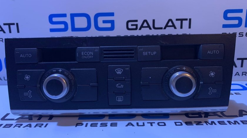 Display / Modul / Panou AC Clima / Climatronic Audi A6 C6 4F2 2005 - 2011 Cod: 4F2820043P