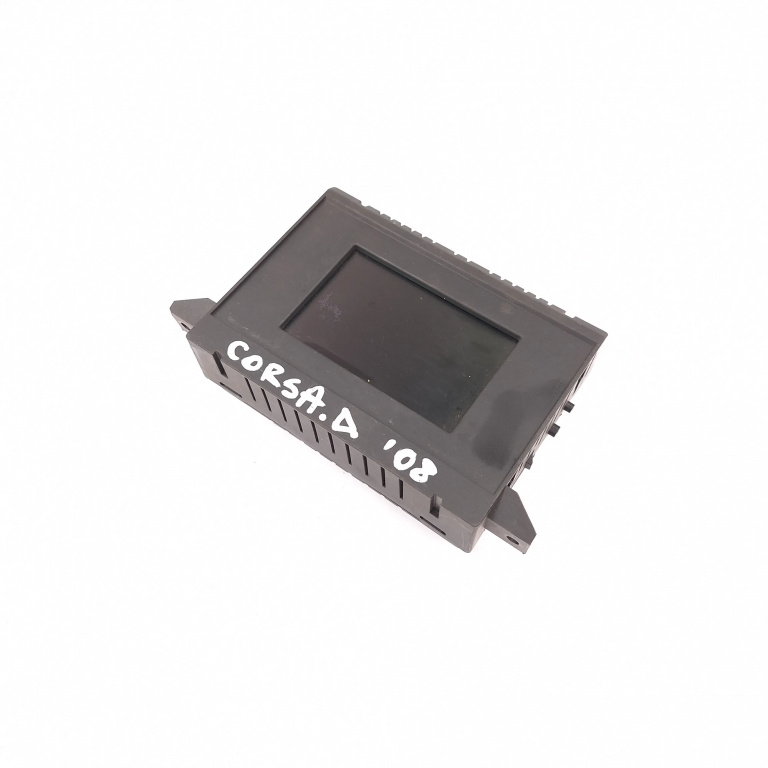 Display Multifunctional / Afisaj Central / Ecran Bord Opel Corsa D 2006-2014 13275279, 28107804, Gid S4400, Gids4400, Ghr 7103, Ghr7103, E1 03 4543, E1034543, S 8.0.1/H D3.08, S801Hd308, S8.0.1/Hd3.08, 02 56587 0330 233037 3, 025658703302330373, Bc,