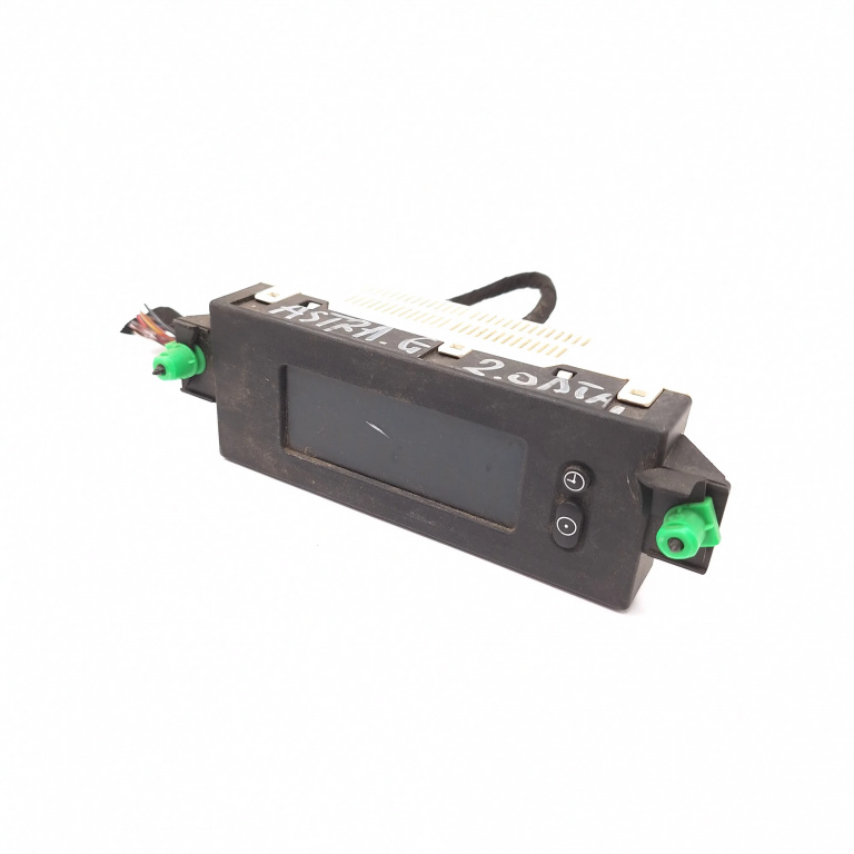 Display Multifunctional / Afisaj Central / Ecran Bord Opel Astra G 1998-2009 2.0 Dti 16V Y 20 Dth Motorina 24461517, 24 461 517, 317099190, 98496, 23552-00, 2355200, 235520062975 Borg