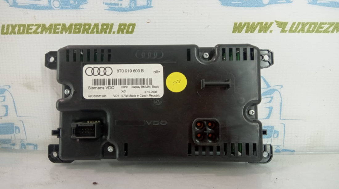 Display navigatie 8t0919603b Audi Q5 8R [2008 - 2012]