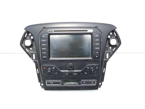 Display navigatie cu butoane comenzi si comenzi climatronic, cod BS7T-18K931-EJ, Ford Mondeo 4 (idi:...