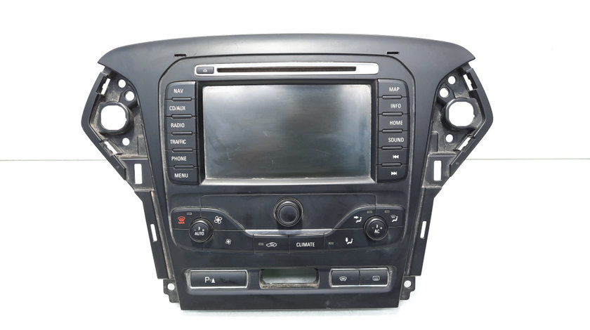 Display navigatie cu butoane comenzi si comenzi climatronic, cod BS7T-18K931-EJ, Ford Mondeo 4 Turnier (id:567567)