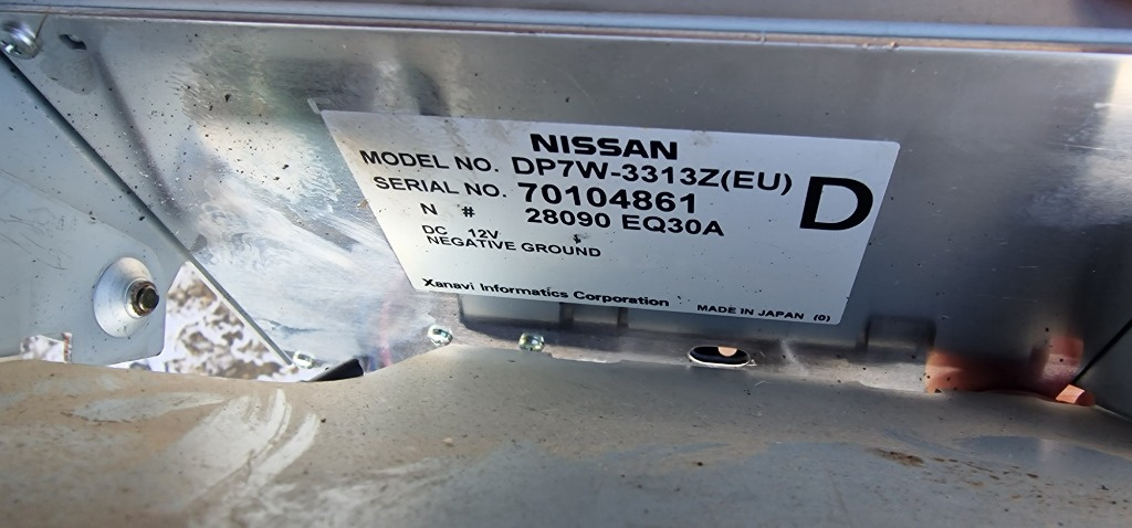 Display NAvigatie Nissan X Trail 2002-2007 cod 28090 EQ30A
