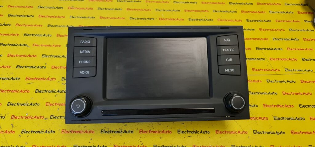 Display Navigatie SEAT LEON, 5F0919603D, QFSE407D,