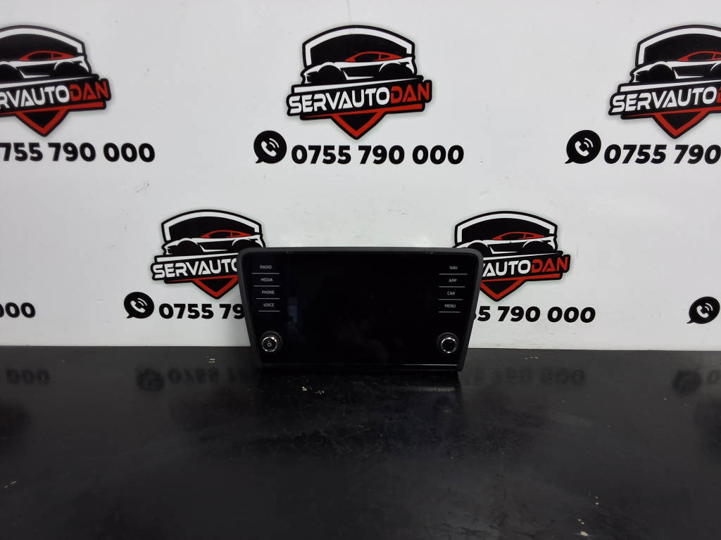 Display navigatie Skoda Octavia 3 facelift (2017-2019) 1.6 Motorina 2019, 5E0919605M