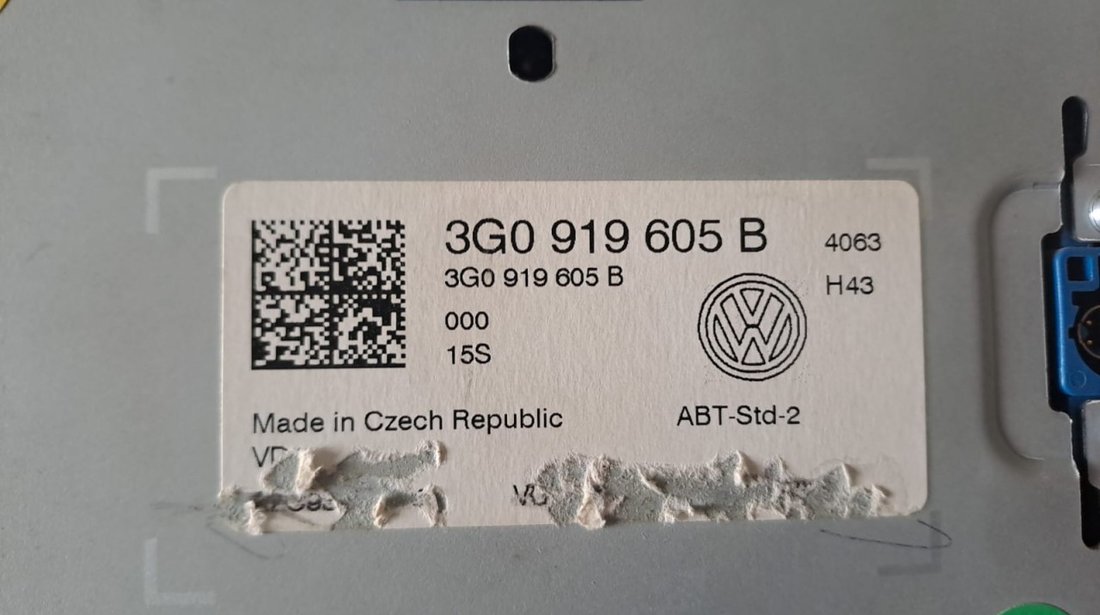 Display navigatie VW Golf 7 cod 5G0919605 B