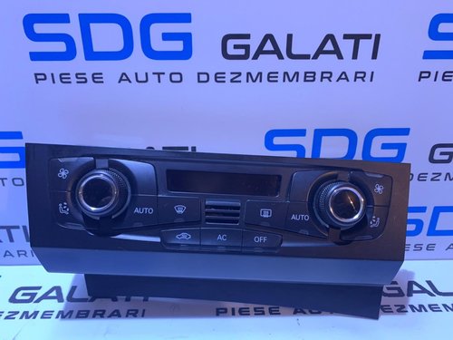 Display / Panou Climatronic Audi Q5 2009 - 2012 Cod Piesa : 8T2820043S / 8T2 820 043 S