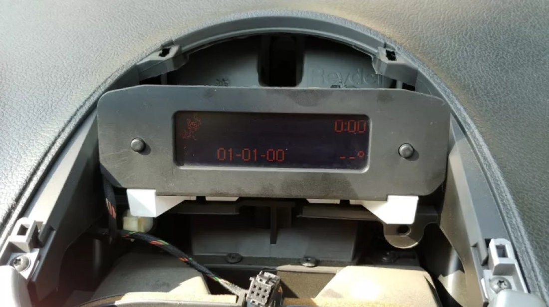 Display Peugeot 206 cu 3 linii PP-T40 / afisaj consum, temperatura etc.