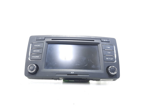 Display radio Bolero, Skoda Octavia 2 (1Z3) (idi:434228)