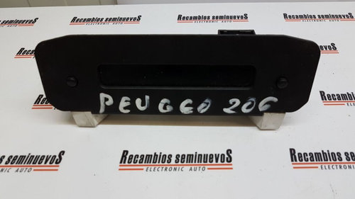 Display SAGEM PEUGEOT 206 9646005377 OR00 / 9646005377OR00 / 21668748-8 A / 21668748 8 A / 216687488...