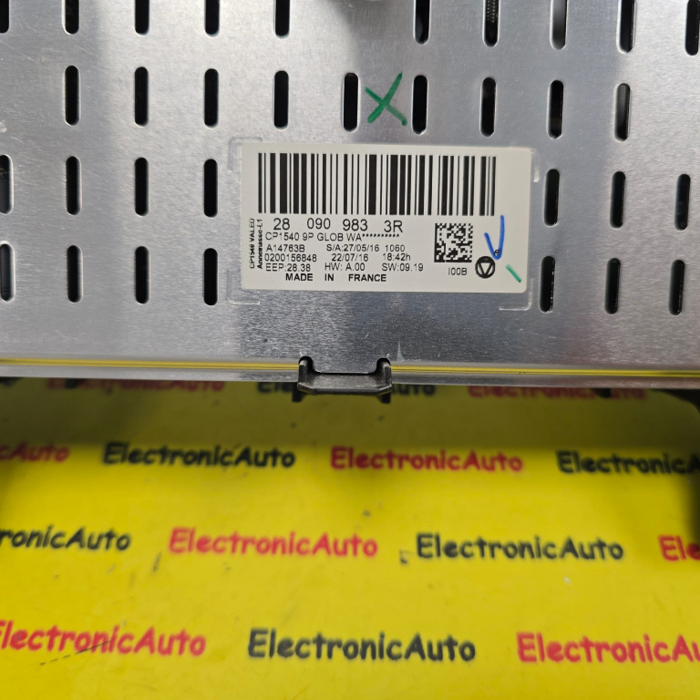 Display Touch screen RENAULT MEGANE, 28090983 3R, CP1540,
