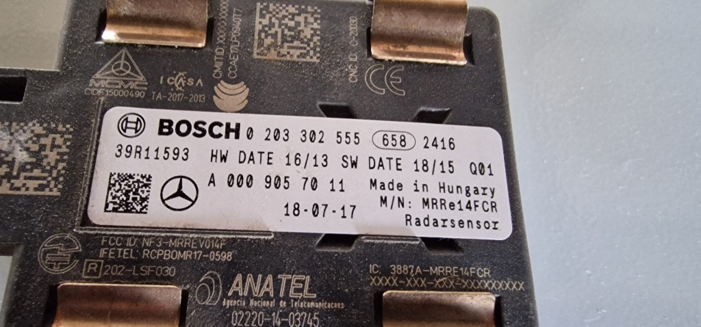 Distronic Mercedes C Class W205 C117 A Class cod A0009057011