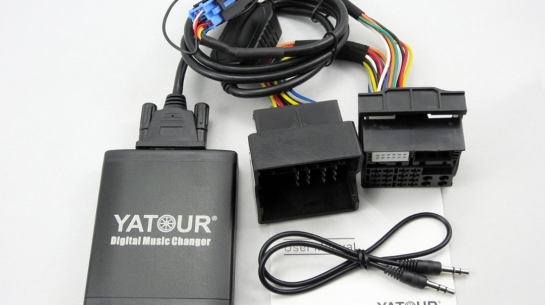 DMC Yatour - adaptor mp3 auto USB | SD | aux-in  [ AUDI - conector  12 pini QUADLOCK ]