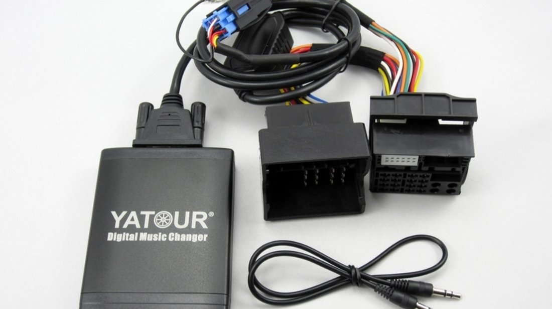 DMC Yatour - adaptor mp3 auto USB | SD | aux-in  [ AUDI - conector  12 pini QUADLOCK ]