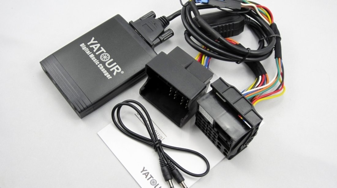 DMC Yatour - adaptor mp3 auto USB | SD | aux-in  [ AUDI - conector  12 pini QUADLOCK ]