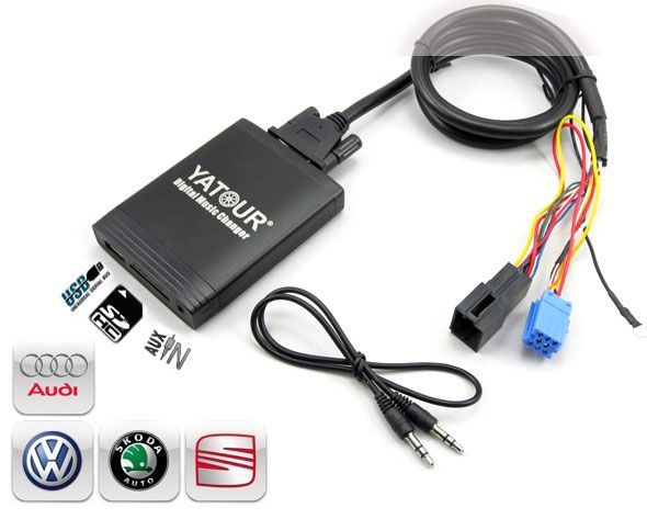 DMC Yatour - adaptor mp3 auto USB | SD | aux-in  [ Ford - conector 12 pini ]
