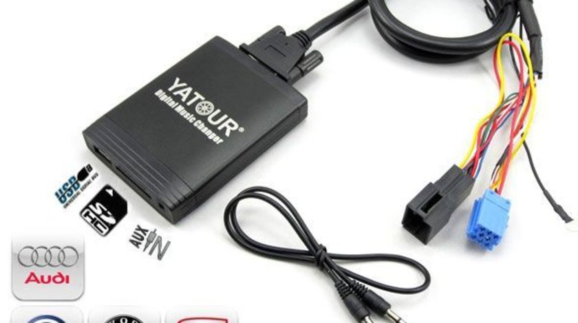 DMC Yatour - adaptor mp3 auto USB | SD | aux-in  [ Ford - conector 12 pini ]
