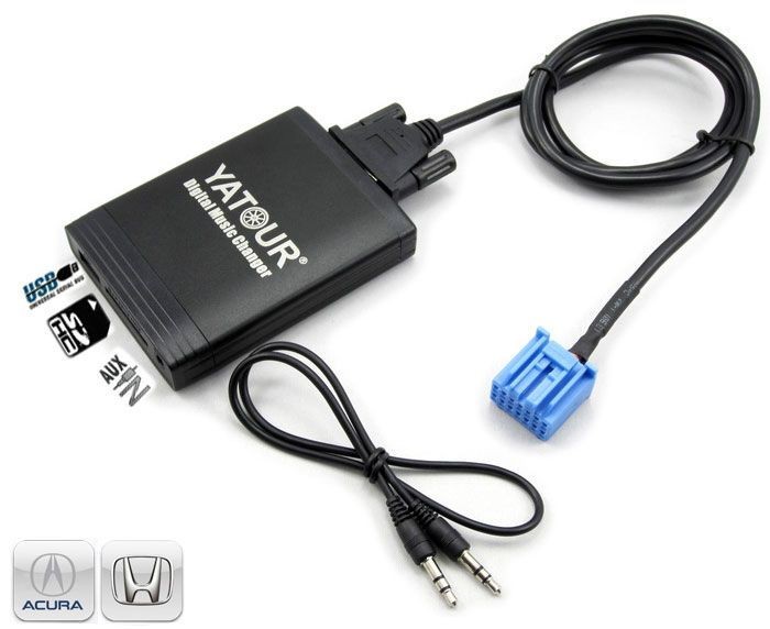 DMC Yatour - adaptor mp3 auto USB | SD | aux-in [Honda - conector ALB]