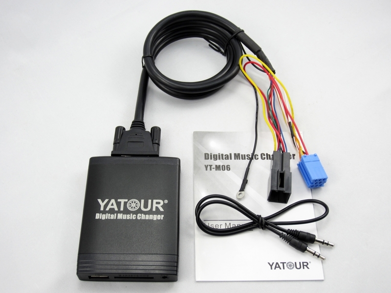 DMC Yatour - adaptor mp3 auto USB | SD | aux-in  [ SEAT - conector 8 pini ]