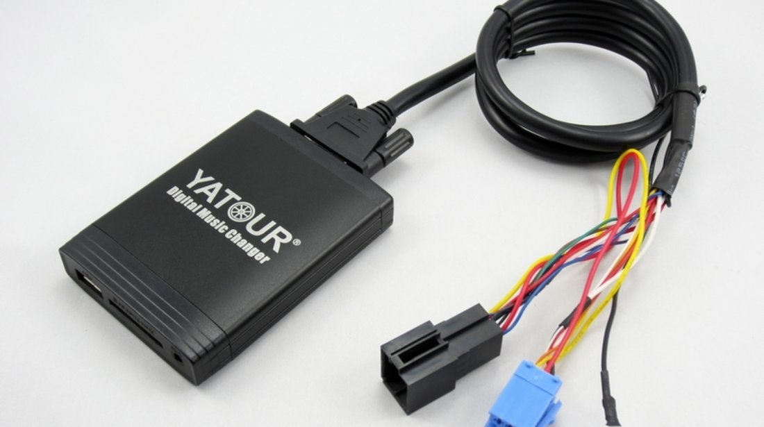 DMC Yatour - adaptor mp3 auto USB | SD | aux-in  [ Skoda - conector 8 pini ]
