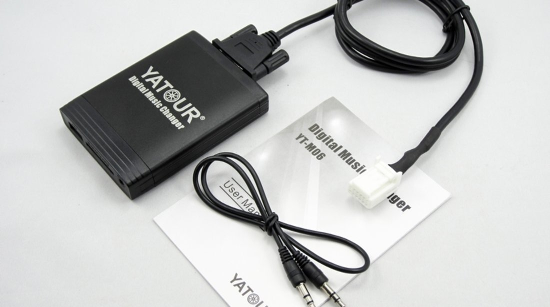 DMC Yatour - adaptor mp3 auto USB | SD | aux-in  [ Toyota - conector mic 6+6 pini ]