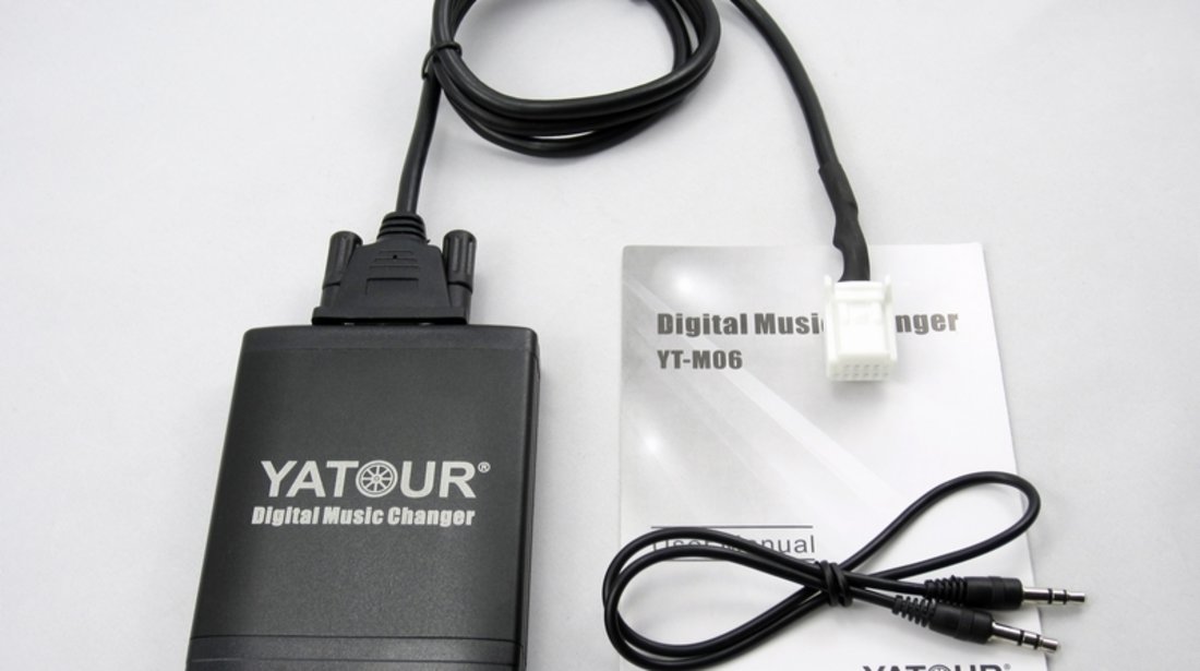 DMC Yatour - adaptor mp3 auto USB | SD | aux-in  [ Toyota - conector mic 6+6 pini ]