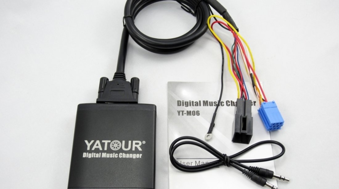 DMC Yatour - adaptor mp3 auto USB | SD | aux-in  [ VOLKSWAGEN VW - conector 8 pini ]