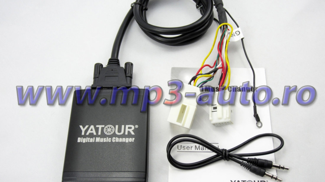 DMC Yatour - adaptor mp3 USB SD aux-in auto [ Volkswagen - conector 12 pini ]