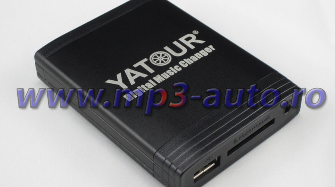 DMC Yatour - adaptor mp3 USB SD aux-in auto [ Volkswagen - conector 12 pini ]