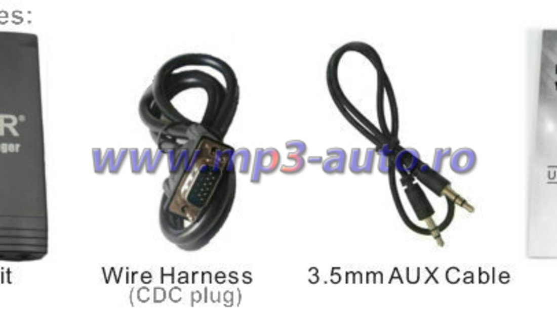 DMC Yatour - adaptor mp3 USB SD aux-in auto [ Volkswagen - conector 12 pini ]