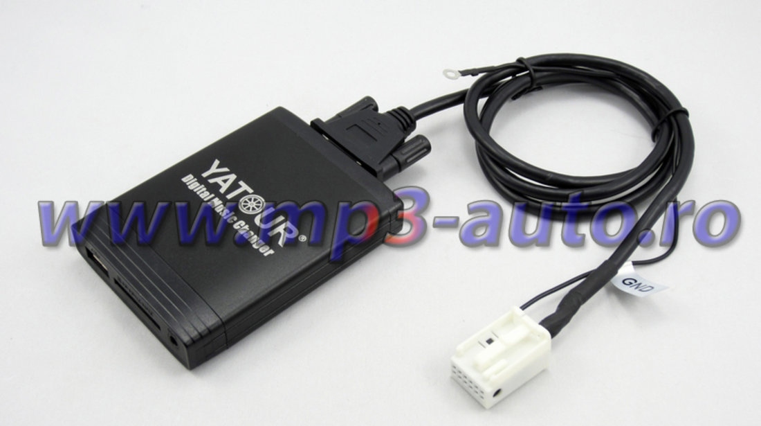 DMC Yatour - adaptor mp3 USB SD aux-in auto [ Volkswagen - conector 12 pini ]