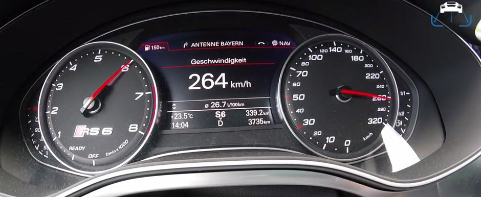 Doar ciupesti acceleratia si te baga in scaun! VIDEO cu noul Audi de 705 CP si 880 Nm