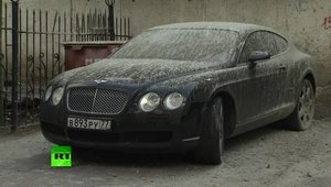 Doar in Rusia: Un Bentley GT este cimentat din greseala