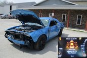 Dodge Challenger Hellcat facut praf