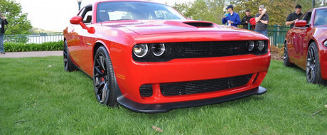 Dodge Challenger SRT Hellcat: Primele imagini reale, plus sunetul motorului V8