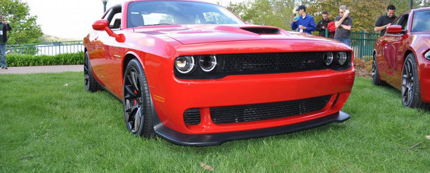 Dodge Challenger SRT Hellcat: Primele imagini reale, plus sunetul motorului V8