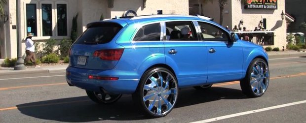 Donk Style: kitsch sau arta cu un Audi Q7 dotat cu jante pe 30 inch