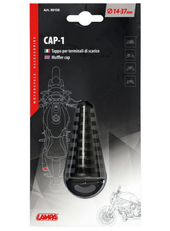 Dop Evacuare Moto Lampa Cap-1, Ø14 - 37mm LAM90156
