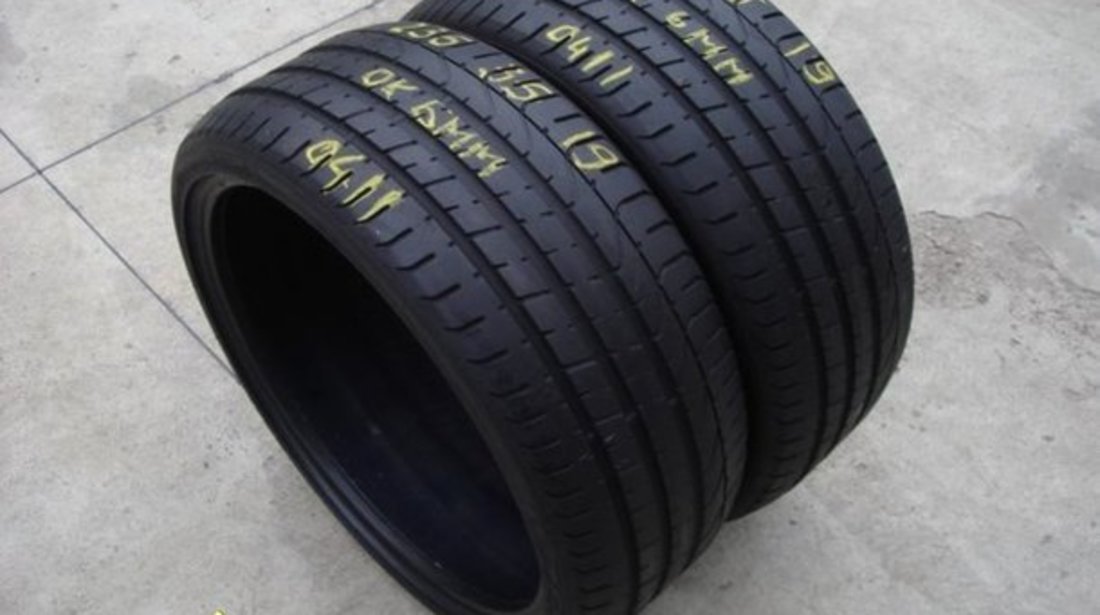 Doua anvelope de vara 235 35 19 pirelli p zero