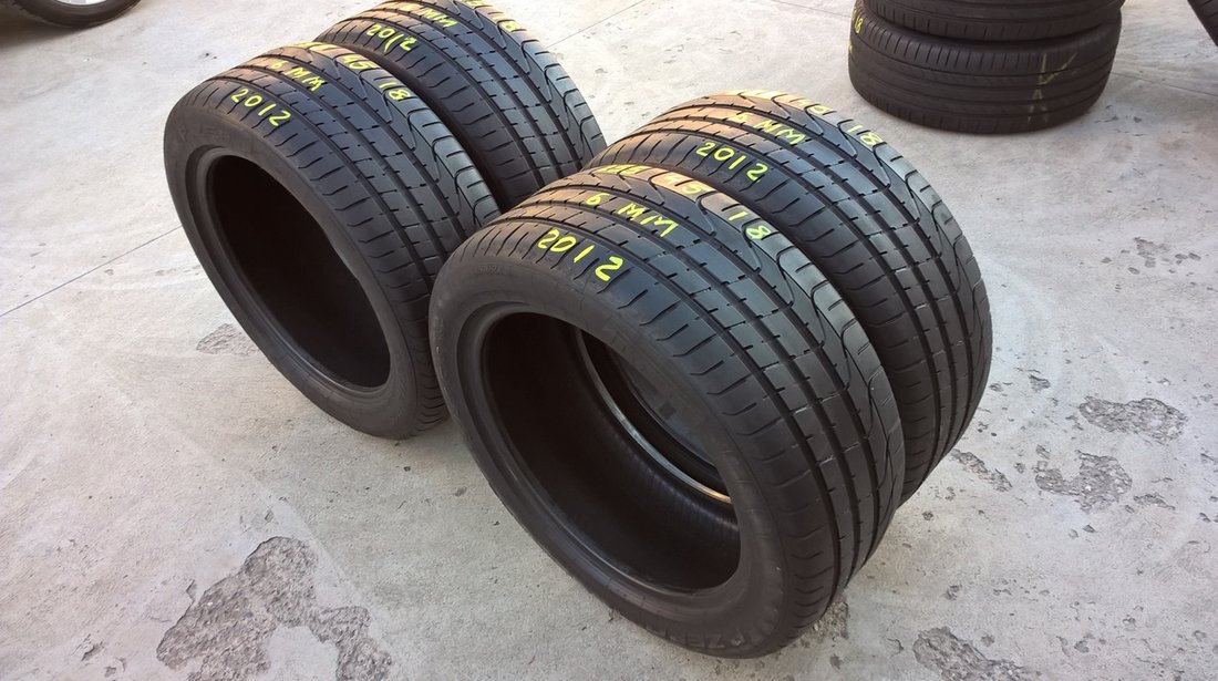 Doua anvelope de vara 255 45 18 pirelli p zero