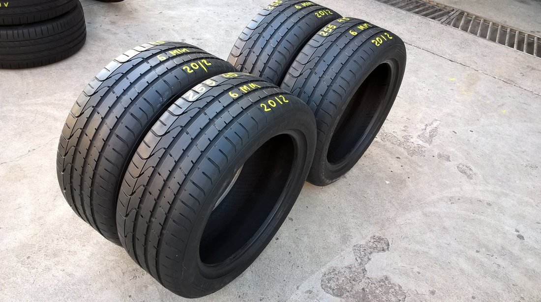 Doua anvelope de vara 255 45 18 pirelli p zero