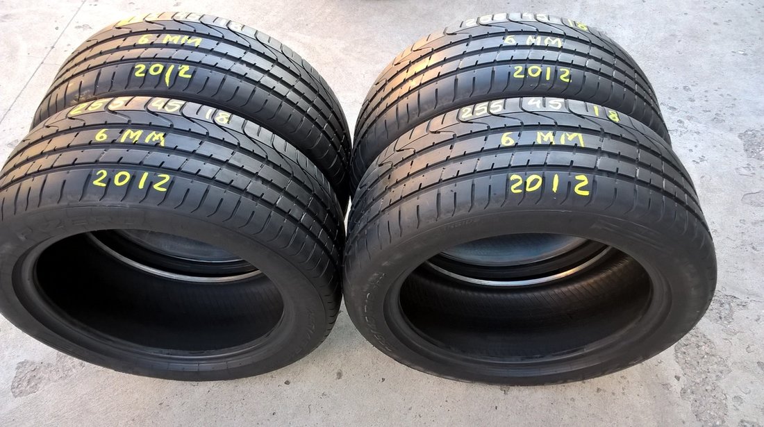 Doua anvelope de vara 255 45 18 pirelli p zero