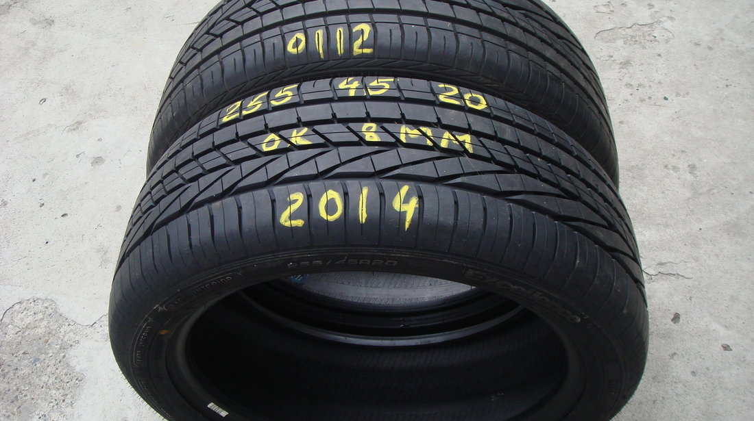 Doua anvelope de vara 255 45 20 goodyear excellece