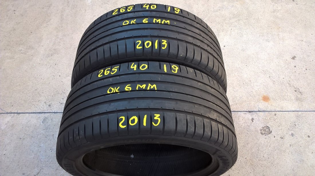 Doua anvelope de vara 265 40 19 goodyear F1 asymmetric 2