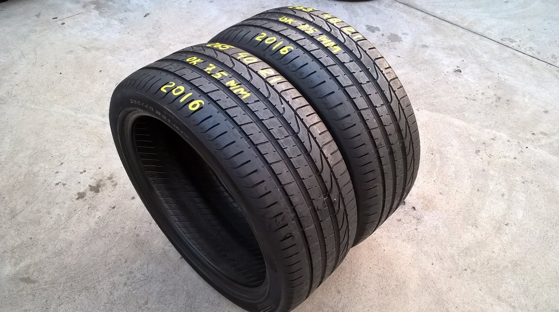 Doua anvelope de vara 265 40 21 pireli p zero