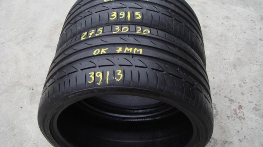 Doua anvelope de vara 275 30 20 bridgestone potenza S001