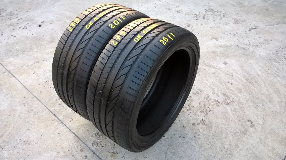 Doua anvelope de vara 275 40 20 bridgestone dueler h/p run flat