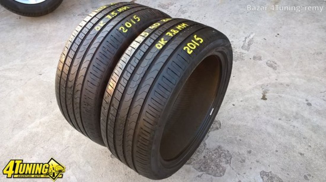 Doua anvelope de vara 275 40 21 pirelli scorpion verde 2015